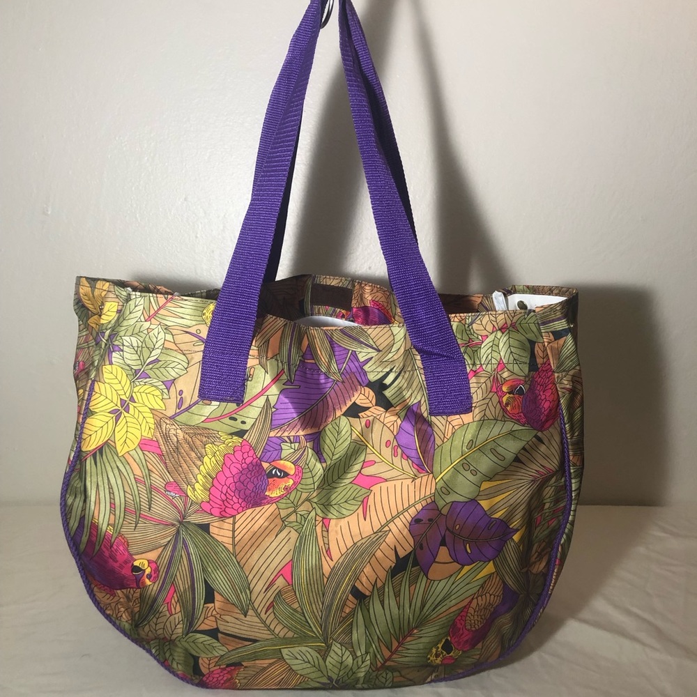 Multicolored tote bag